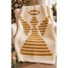 Lined Christmas Angel | Chunky Knit Blanket Pattern