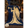 Christmas Eve Angel Oversized Chunky Knit Blanket PDF Pattern