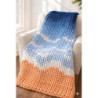 Beach Scene Chunky Knit Blanket Pattern | CYDH