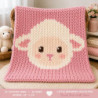 Little Dreamers Lamb Baby Blanket Pattern | CYDH