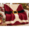 Santa Suit with Beard | Chunky Knit Blanket Pattern
