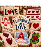 Valentine's Day Chunky Knit Blanket Patterns | CYDH