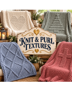 Knit & Purl Textured Chunky Blanket Patterns | CYDH